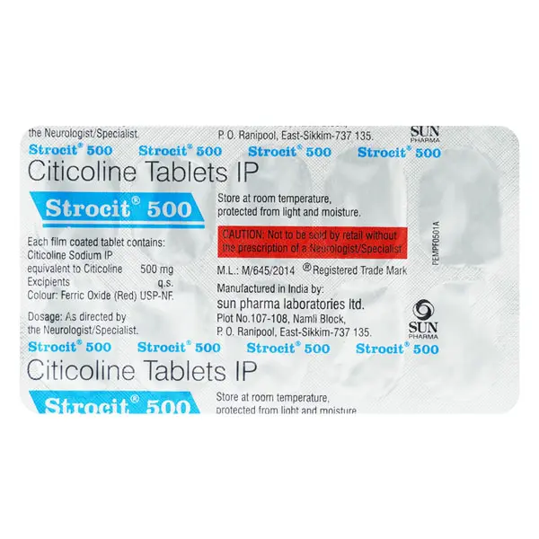Strocit 500mg Tablet 10s