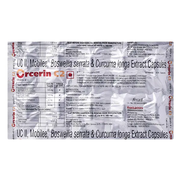 Orcerin C2 Capsule 10s