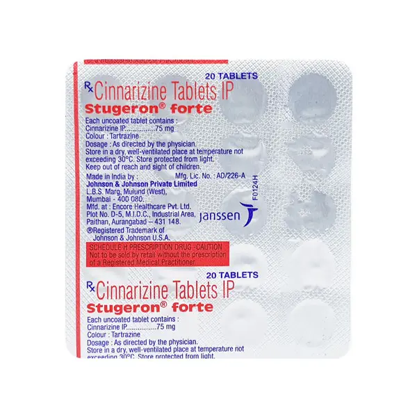 Stugeron Forte Tablet 20s