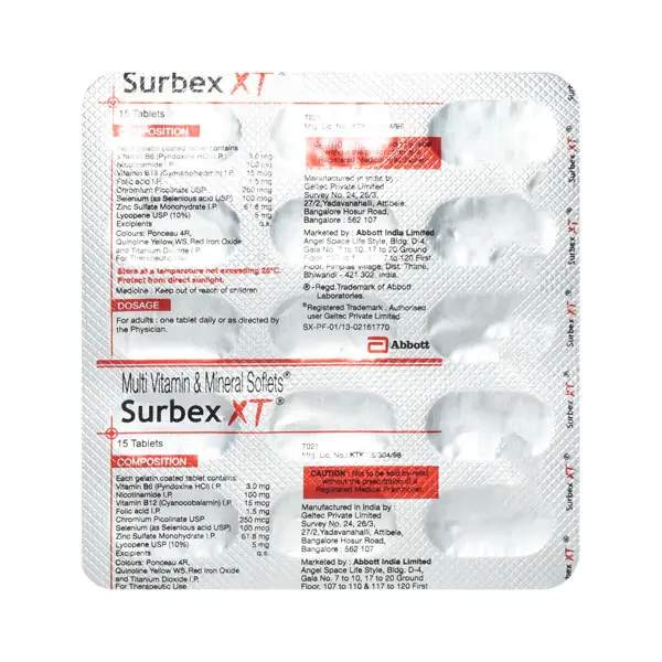 Surbex XT Tablet 15s