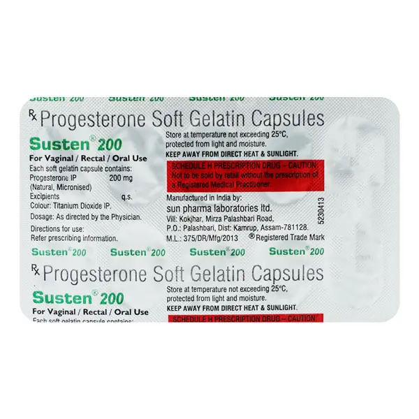 Susten 200mg Capsule 10s