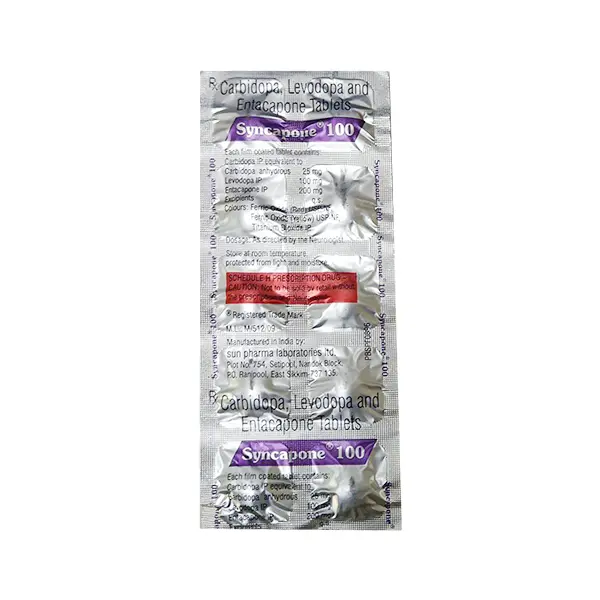 Syncapone 100mg Tablet 10s