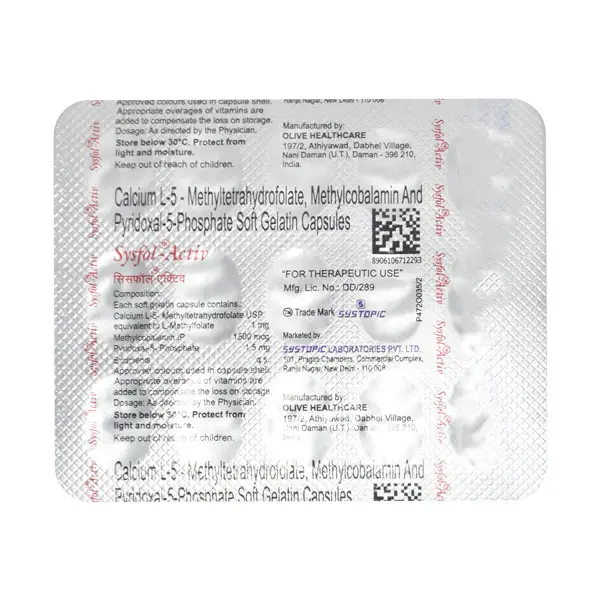 Sysfol Activ Capsule 15s