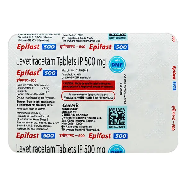 Epifast 500 mg Tablet 10s