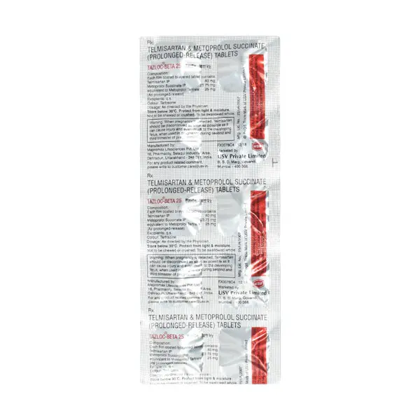 Tazloc Beta 25mg Tablet