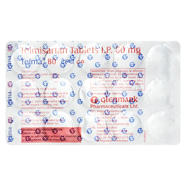 Telma 80mg Tablet