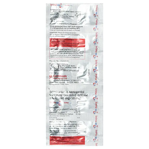 Telmaxx 50mg Tablet 10s