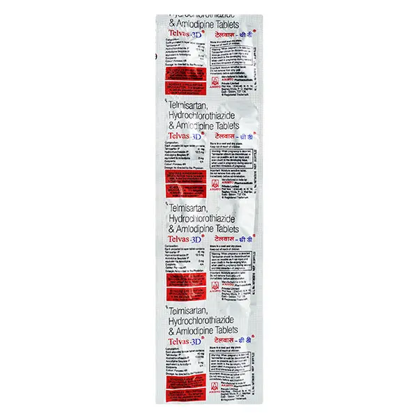 Telvas 3d 40mg Tablet 10s