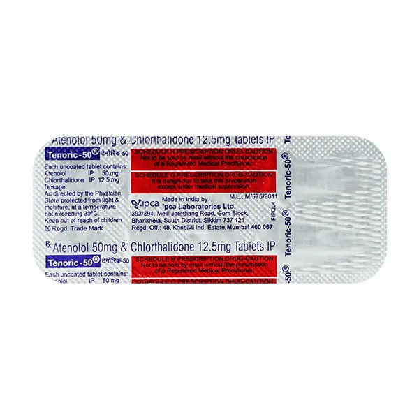 Tenoric 50mg Tablet 10s