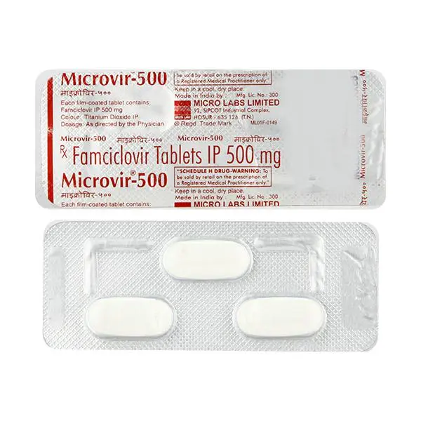 Microvir 500 Tablet 3s