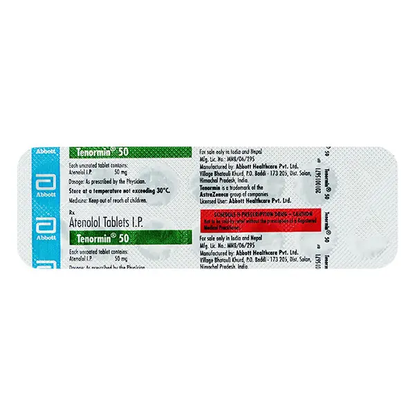 Tenormin 50mg Tablet 14s