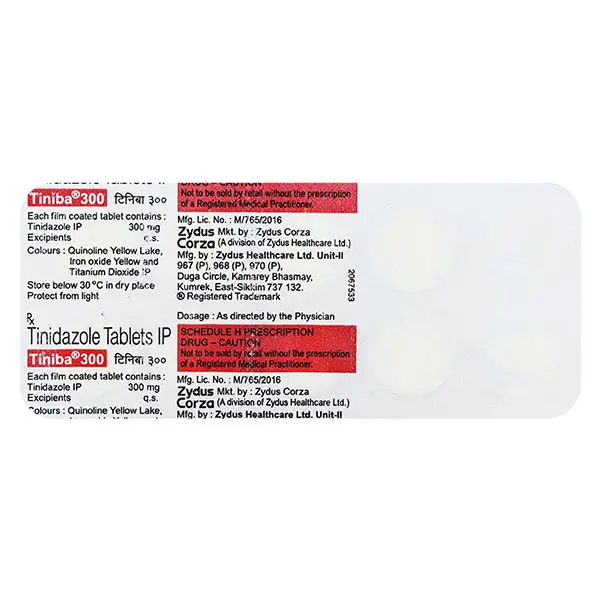 Tiniba 300mg Tablet 10s