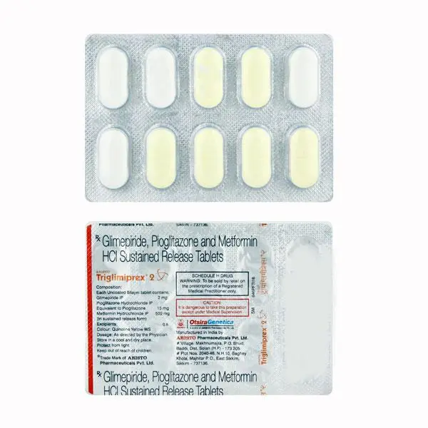Triglimiprex 2mg Tablet 10s