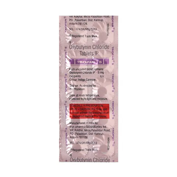 Tropan 5mg Tablet 10s