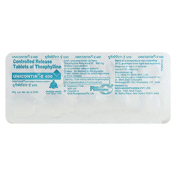Unicontin E 400mg Tablet 10s