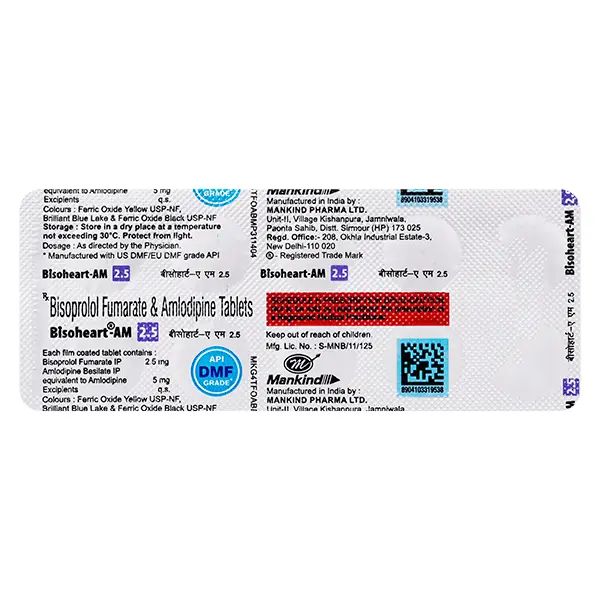 Bisoheart AM 2.5 Tablet 10s