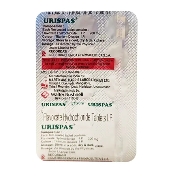 Urispas 200mg Tablet