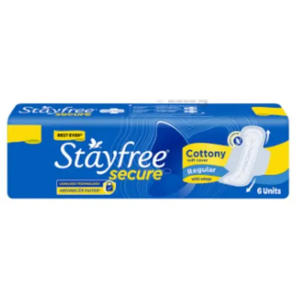 Stayfree Secure Cottony Regular Pads 6s