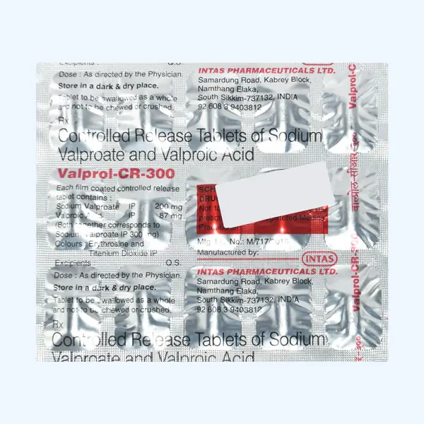 Valprol CR 300mg Tablet 15s