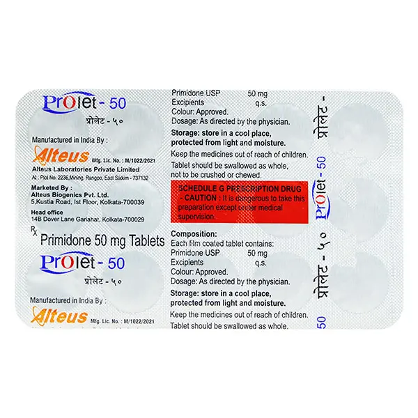 Prolet 50 Tablet 15s