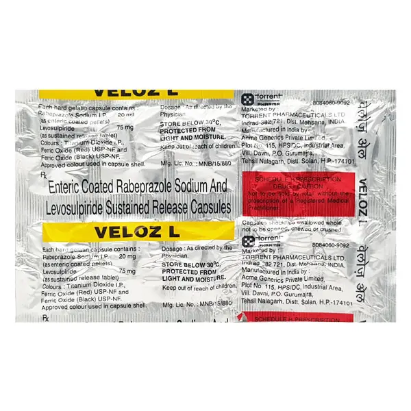 Veloz L Capsule 10s