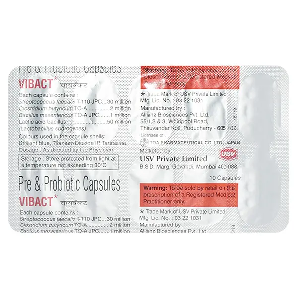 Vibact Capsule 10s