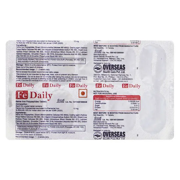 FE Daily Tablet 10s