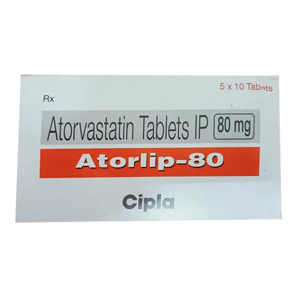 Atorlip 80mg Tablet 10s