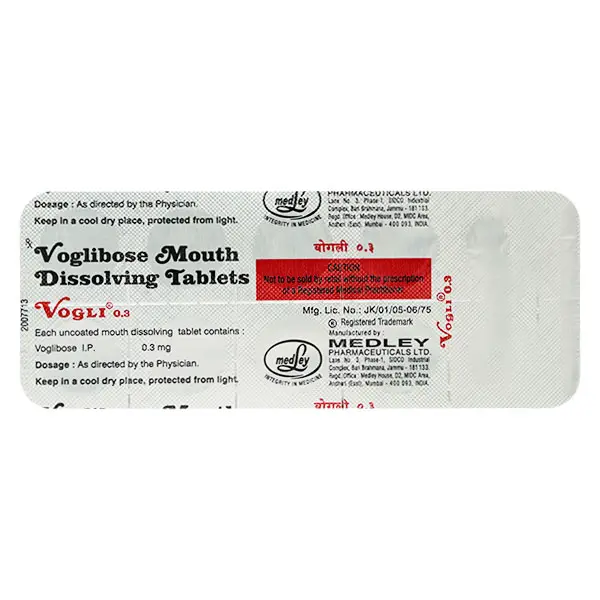 Vogli 0.3mg Tablet 10s