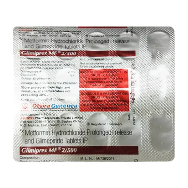 Glimiprex MF 2/500 Tablet 15s
