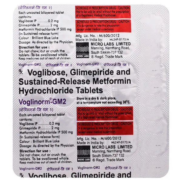 Voglinorm G 2mg Tablet 15s
