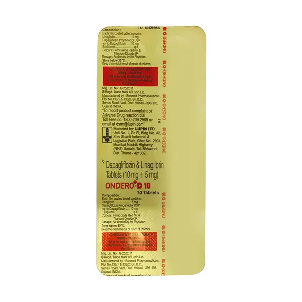 Ondero D 10mg Tablet