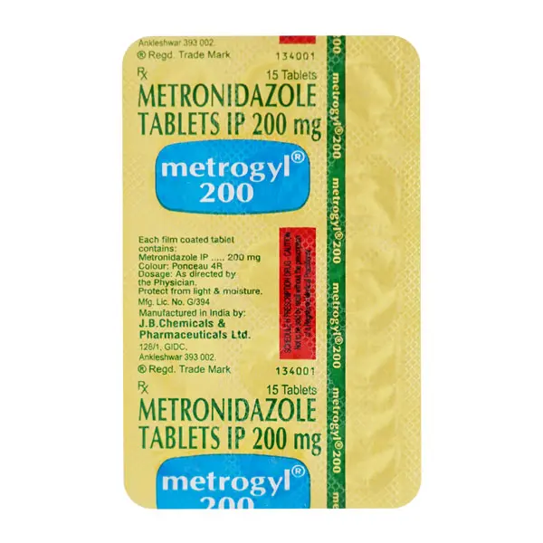 Metrogyl 200mg Tablet