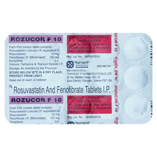 Rozucor F 10mg Tablet 15s