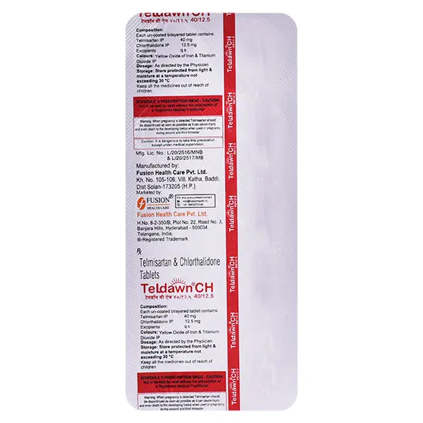 Teldawn CH 40/12.5mg Tablet 10s