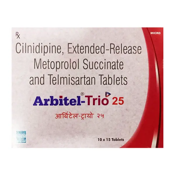 Arbitel Trio 25mg Tablet 15s
