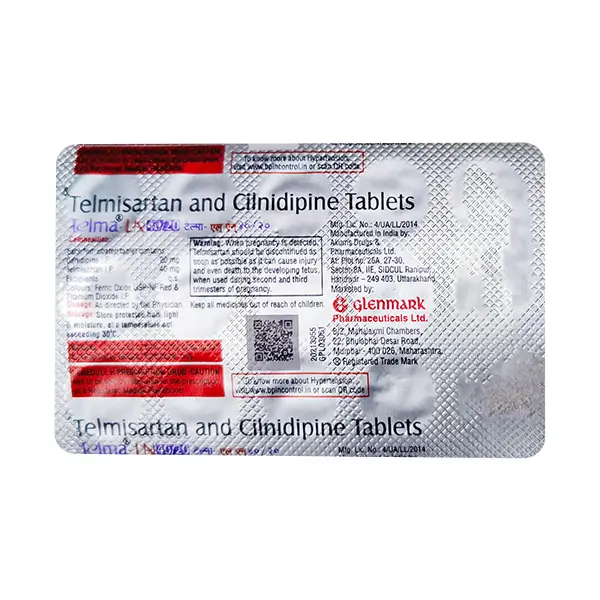 Telma LN 40/20 mg Tablet 15s