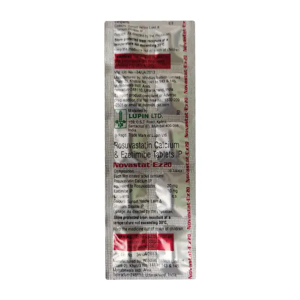Novastat EZ 20mg Tablet 10s