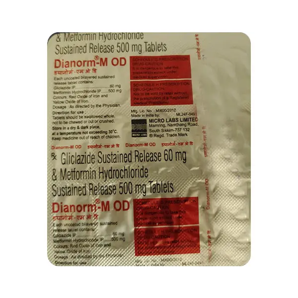 Dianorm M OD Tablet 15s