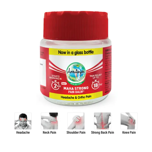 Amrutanjan Maha Strong Pain Balm 27.5ml