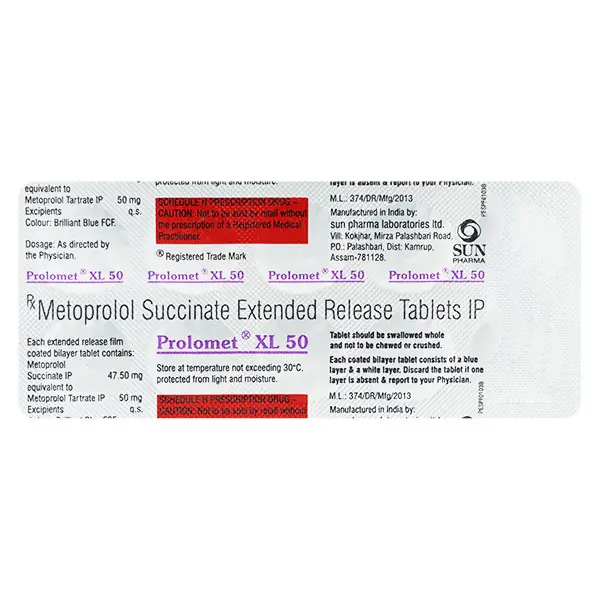 Prolomet XL 50mg Tablet