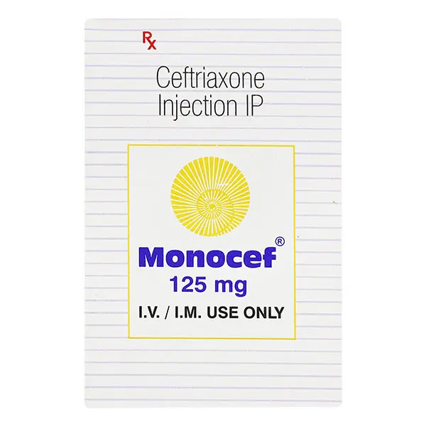 Monocef 125mg Injection 1s
