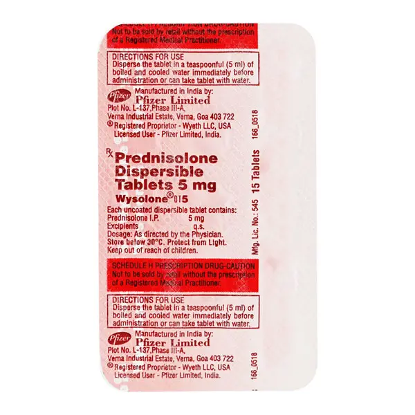Wysolone DT Tablet 5mg