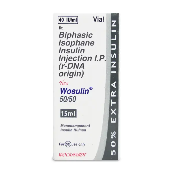 Wosulin 50/50 40iu Injection