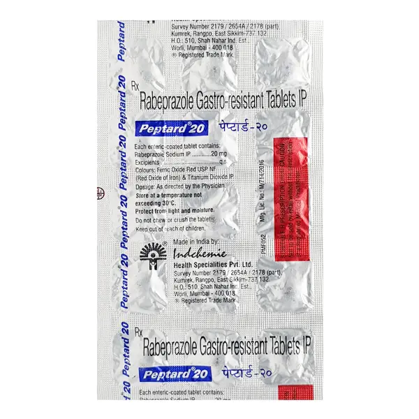 Peptard 20mg Tablet 15s