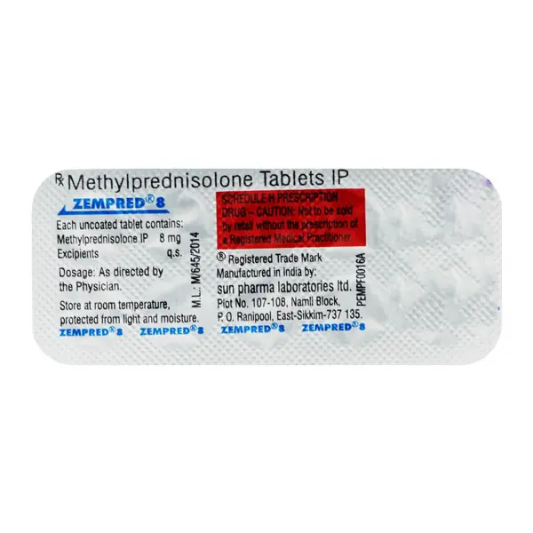 Zempred 8mg Tablet 10s