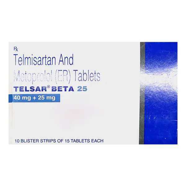 Telsar Beta 25mg Tablet 15s