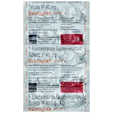 Esofag 40mg Capsule 15s