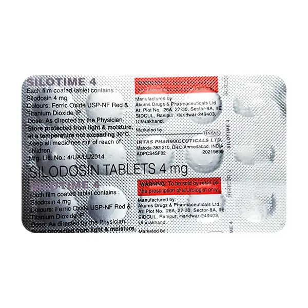 Silotime 4mg Capsule 15s