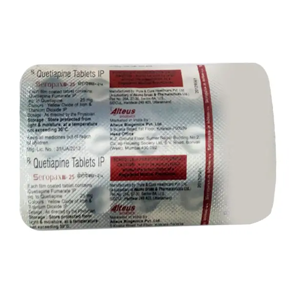 Seropax 12.5mg Tablet 15s